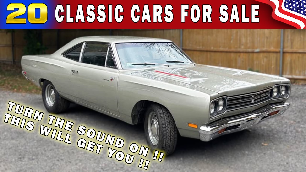 TURN THE SOUND ON, 20 Classic Cars for Sale Cheap!!