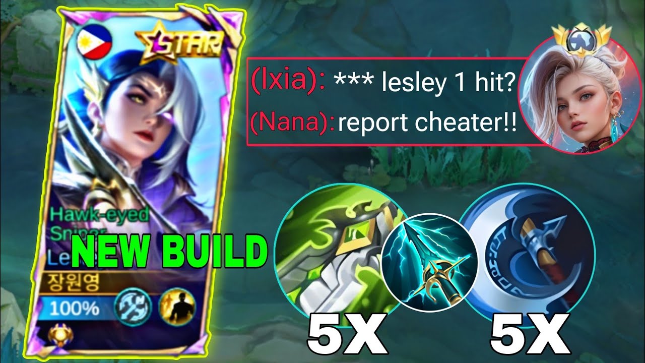 NEW META LESLEY ABNORMAL BURST DAMAGE HACK FOR META ENEMIES!🔥 | LESLEY BEST 1 HIT BUILD 2026!!