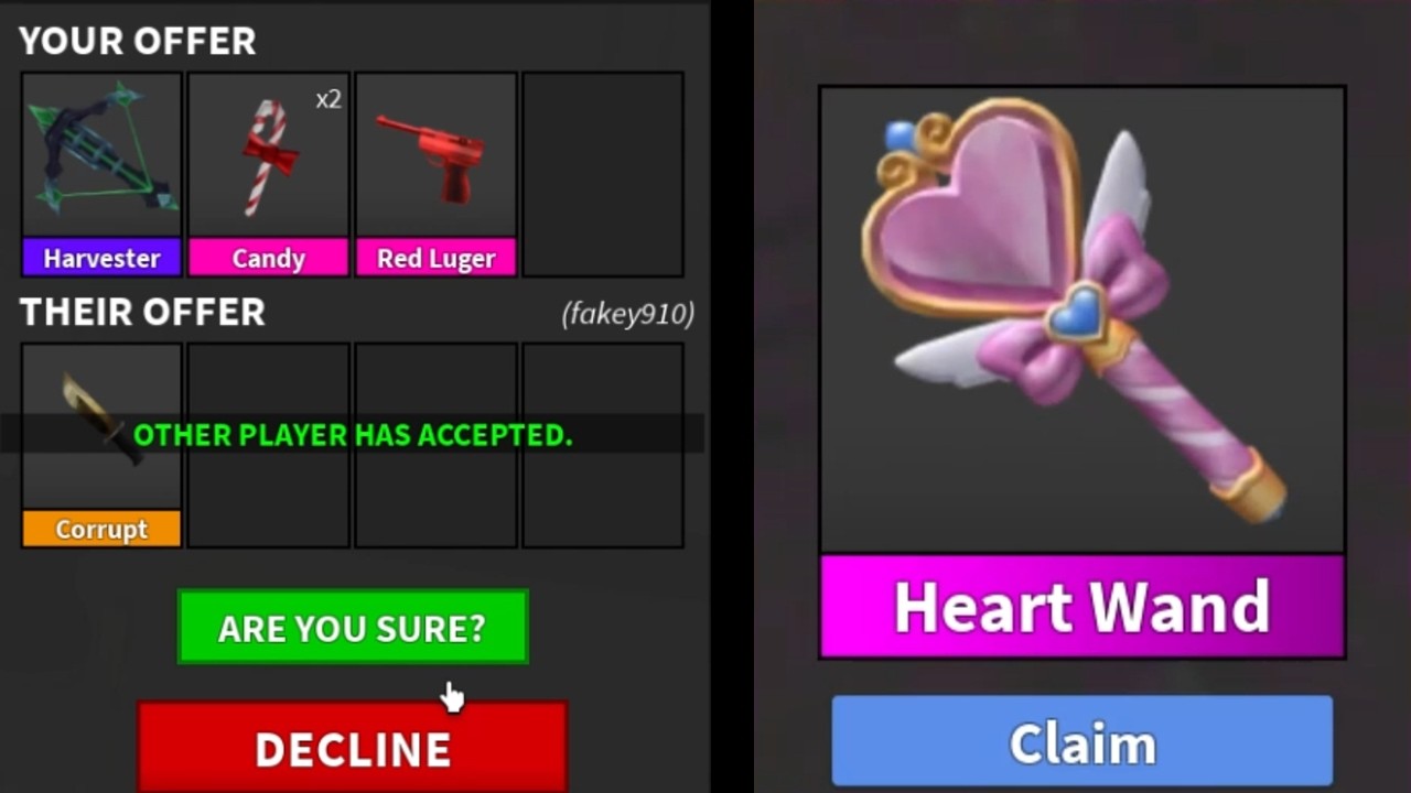 Roblox MM2 Trading Montage (Part 21) (NEW VALENTINES DAY GODLIES)