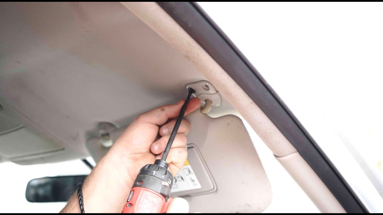 How To Replace Nissan Pathfinder Sun Visor 2013-2018 R52 Wagon