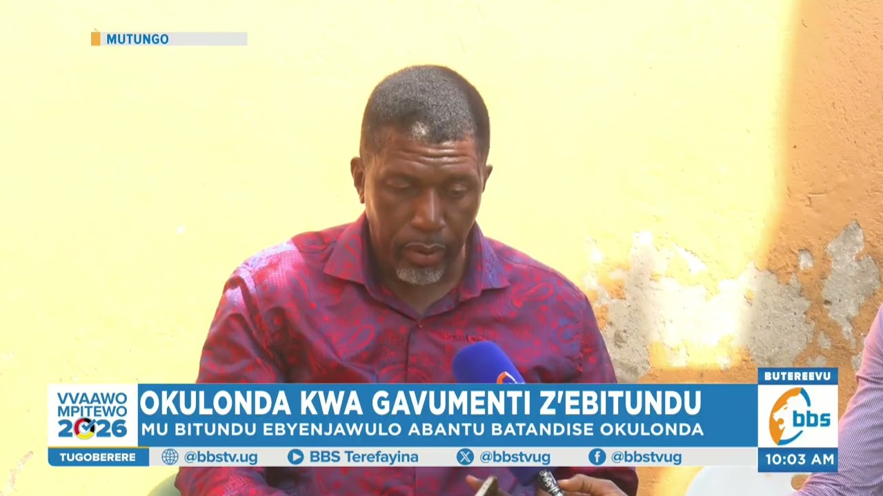 Eng. Balimwezo Ayanjudde Enteekateeka ze ez'Okukuuma Akalulu. #vvaawompitewo2026