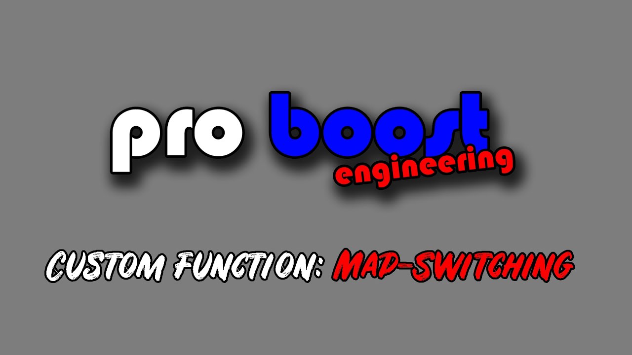 Pro Boost Map-Switching kurz erkl&auml;rt