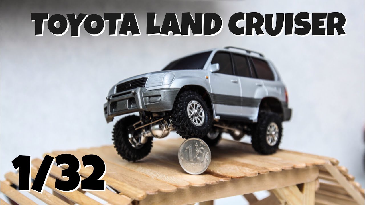 RC TOYOTA Land Cruiser micro Orlandoo hunter on home track OH35A01 Крузак