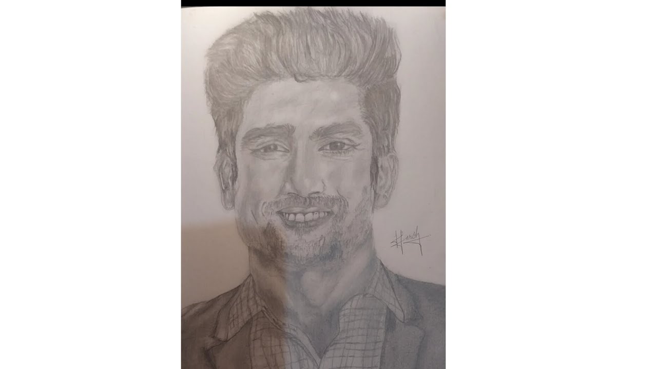 Sushant singh rajput time-lapse drawing ♥️ 