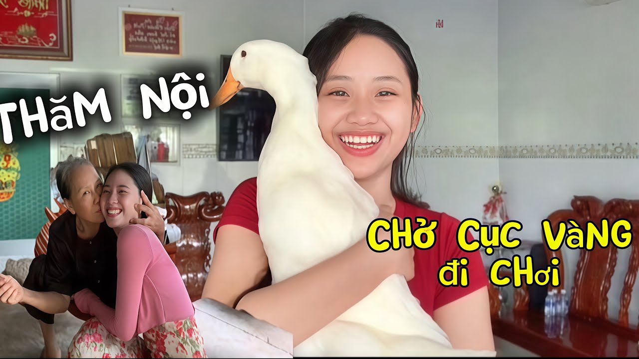 Một ngày cùng bé vịt : Thăm nội rồi dạo chơi siêu vui !