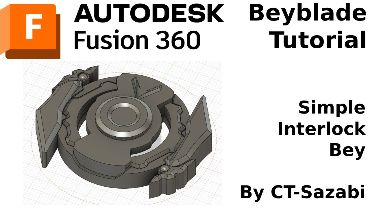 Fusion 360: Basic Beyblade Tutorial
