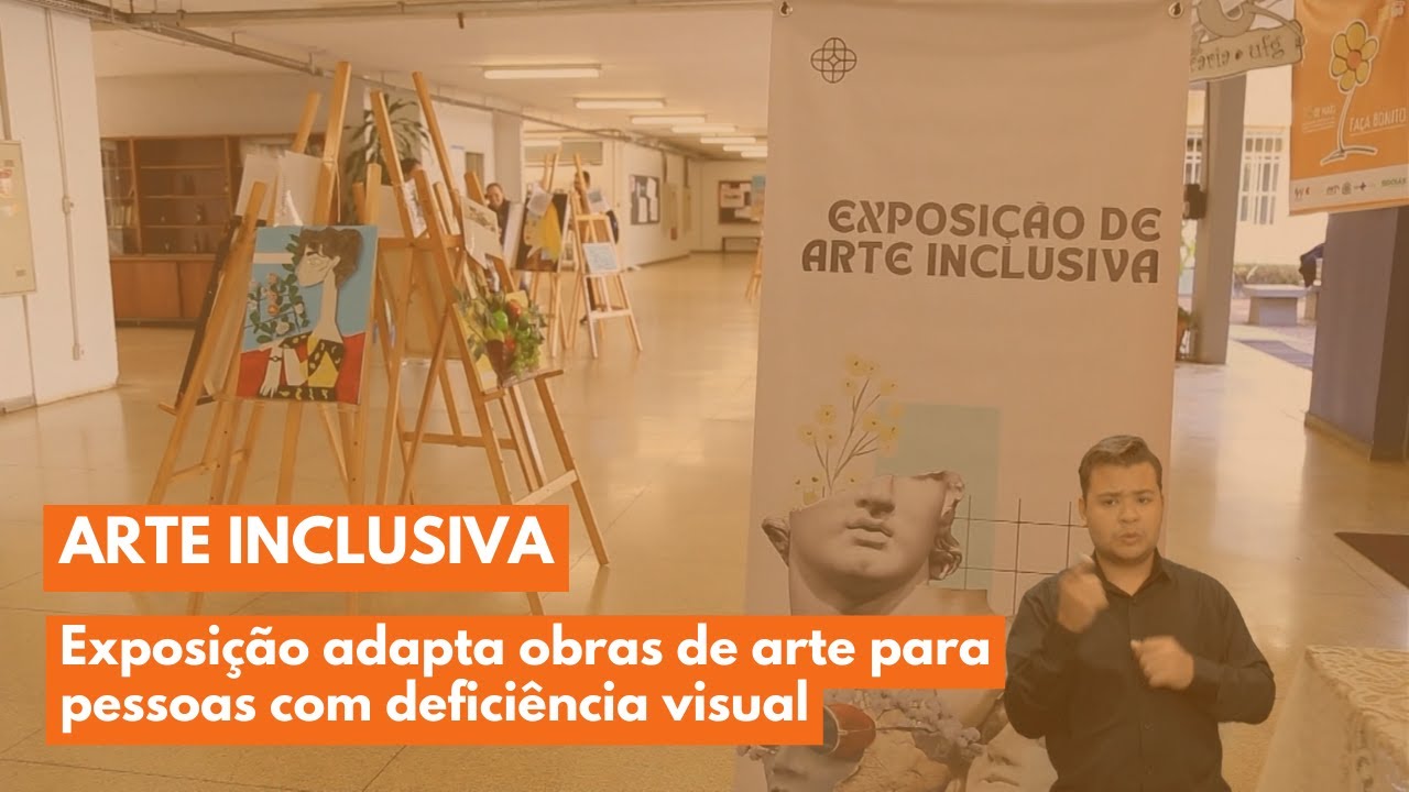 Exposição adapta obras de arte para pessoas com deficiência visual | MUNDO UFG