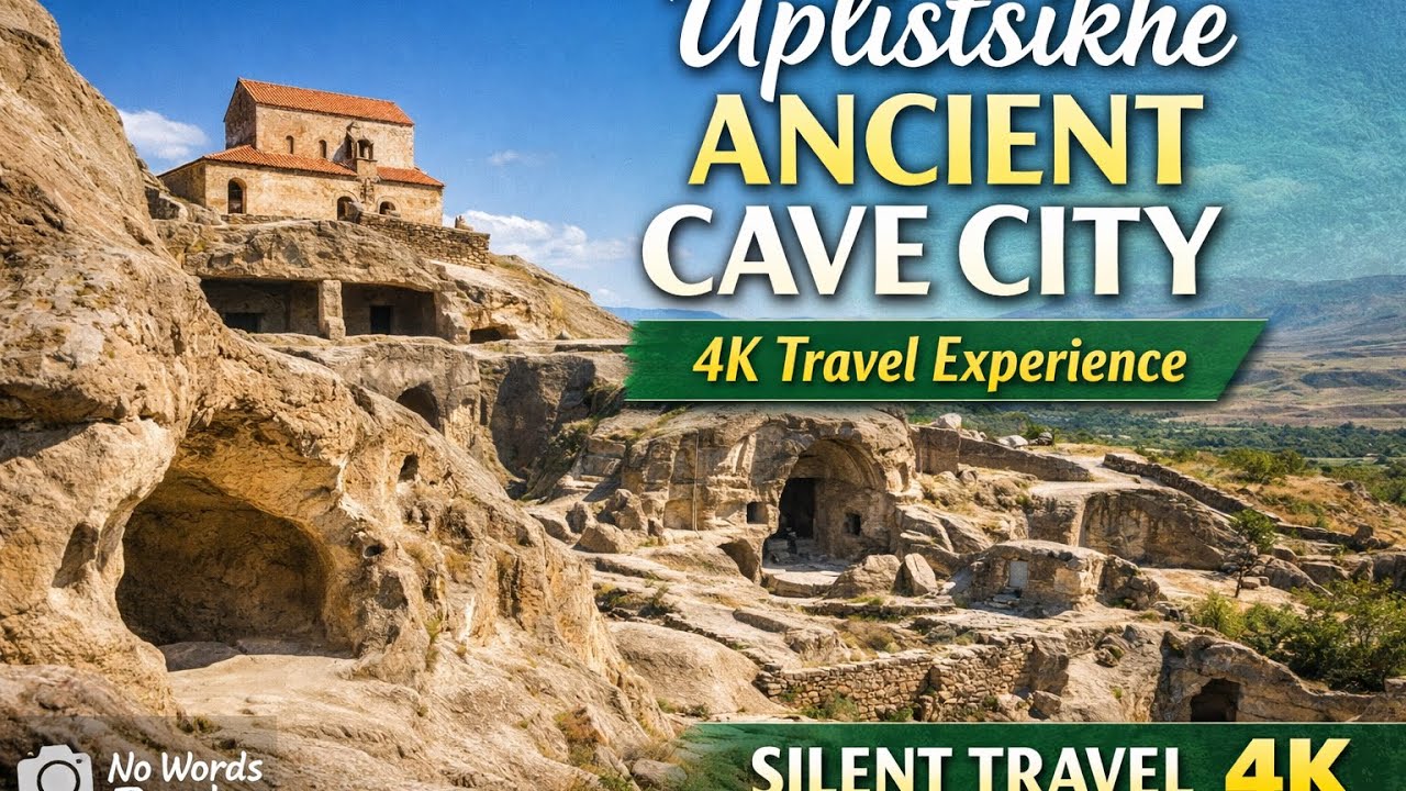 Uplistsikhe Ancient Cave City Near Tbilisi 🇬🇪.