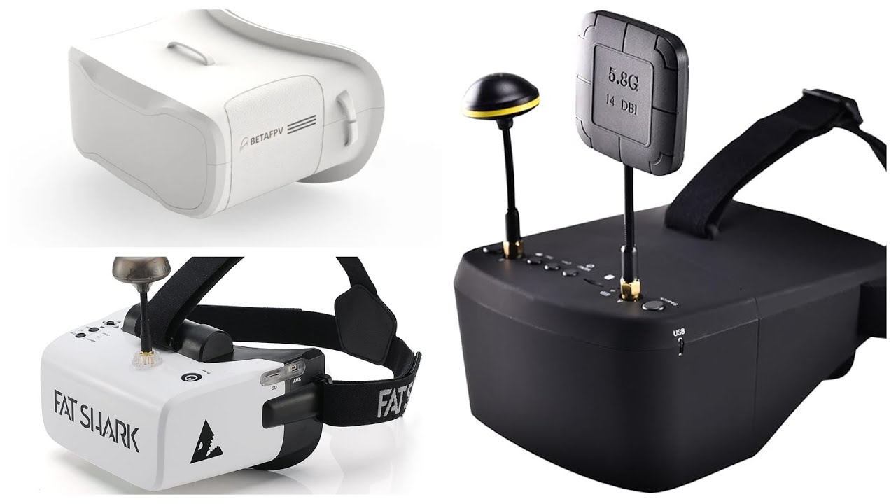 FPV Goggle Comparison2 Ev800d vs Vr02 vs Fatshark Scout