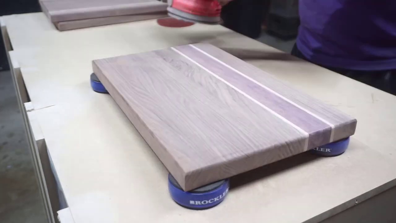 Walnut edge grain cutting boards