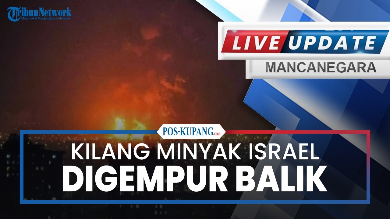🔴Kilang Minyak Israel Digempur Balik! Depot BBM Terbakar Hebat, Iran Ungkap Syarat Lewati Hormuz