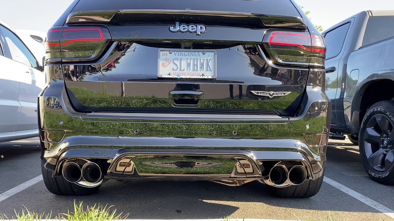 SRTNINJAUSA 1000+HP JEEP TRACKHAWK COMPILATION!! LOUD CAMMED STARTS, REVS, AND MORE!!