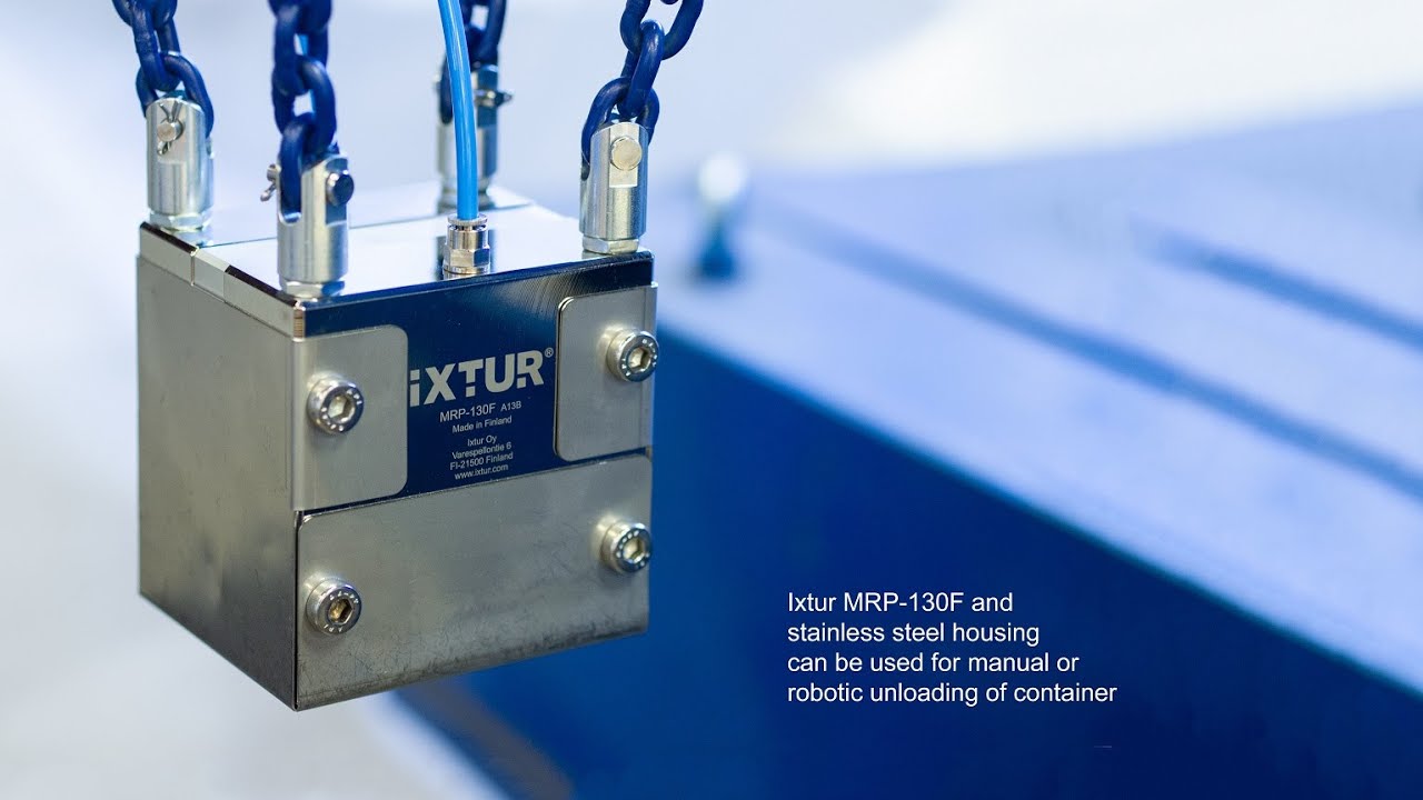 Robotic Bin Unloading - Ixtur MRP-130F Pneumatic Magnet
