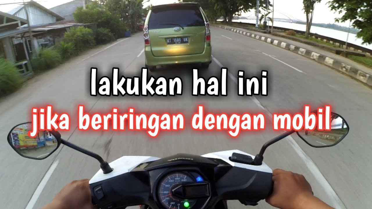 Tips Mengendarai motor Matic Di Jalan Raya