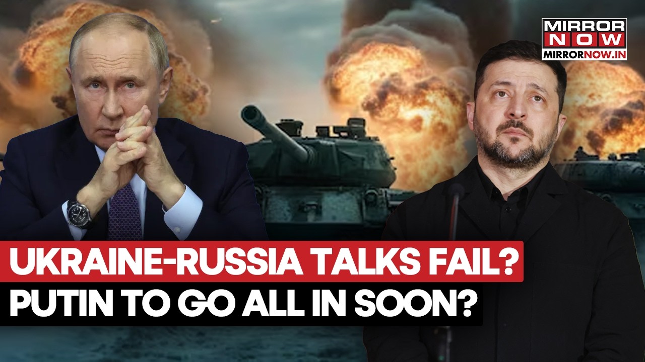 Ukraine-Russia Talks Fail? Putin To Go All In Soon? Kyiv's Territorial Dispute  On Table | Watch