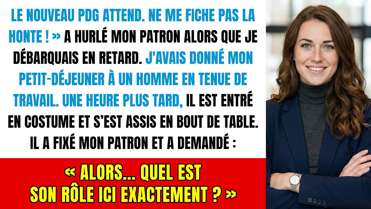 J'ai donné mon petit-déjeuner au PDG – il a exposé mon patron toxique devant tout le monde