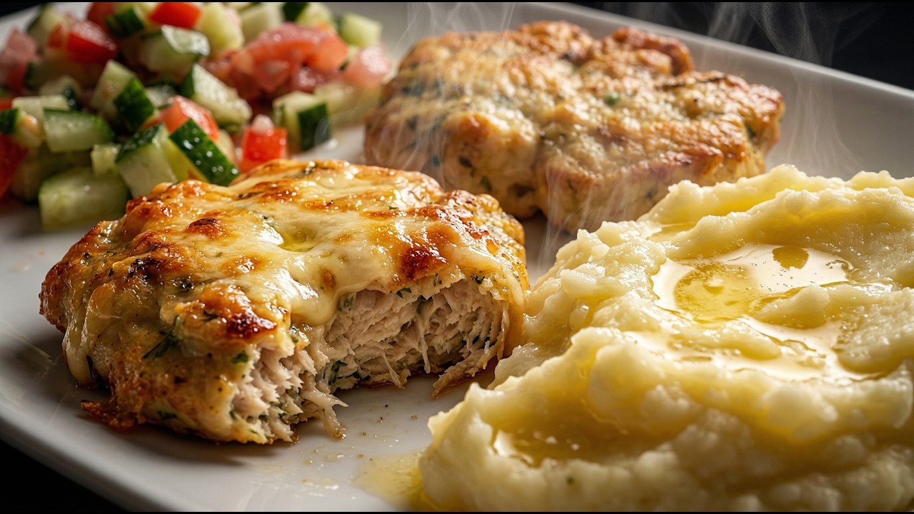 Unglaublich leckeres Hähnchen mit Kartoffelpüree !