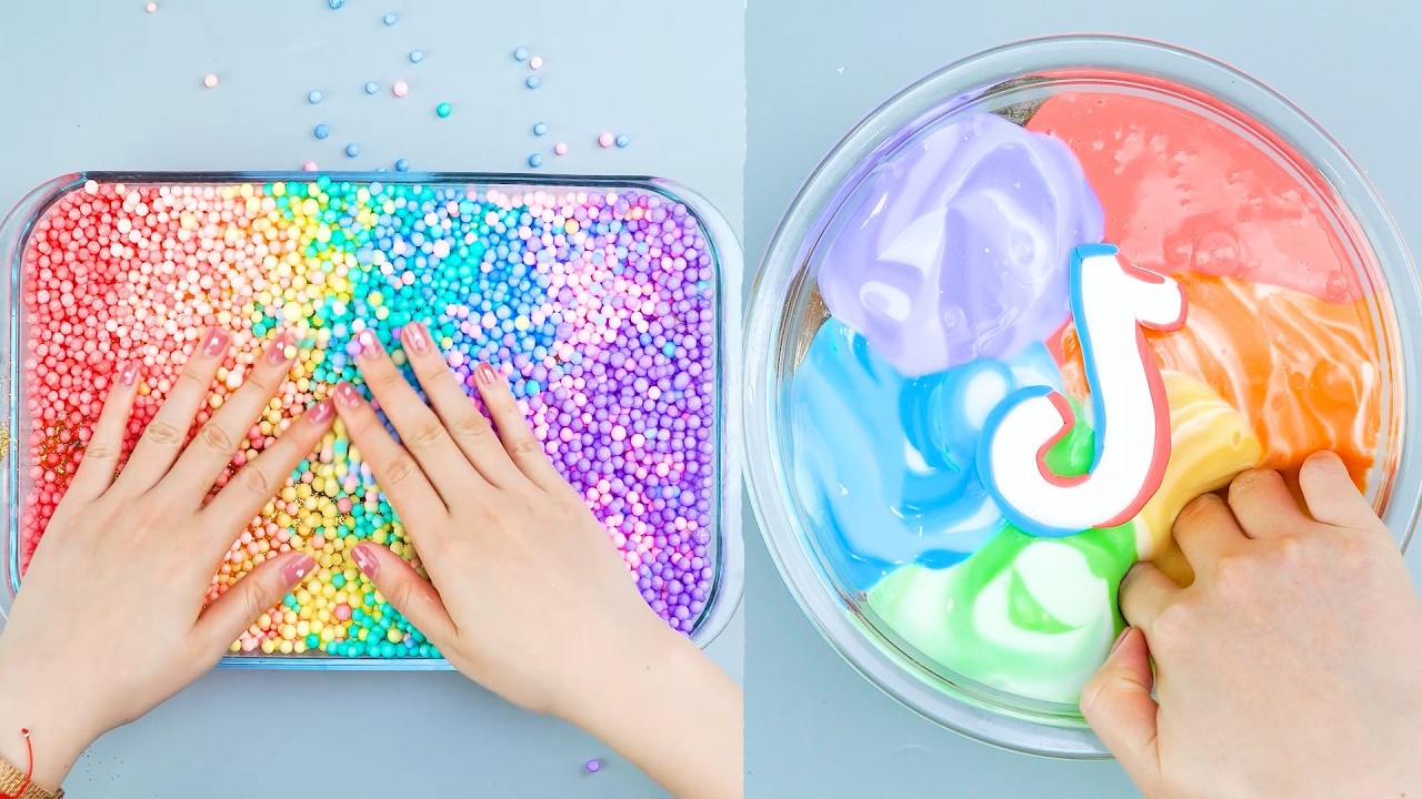 Relaxing Slime ASMR Featuring Pure Satisfaction Reduce Stress ( No Talking )