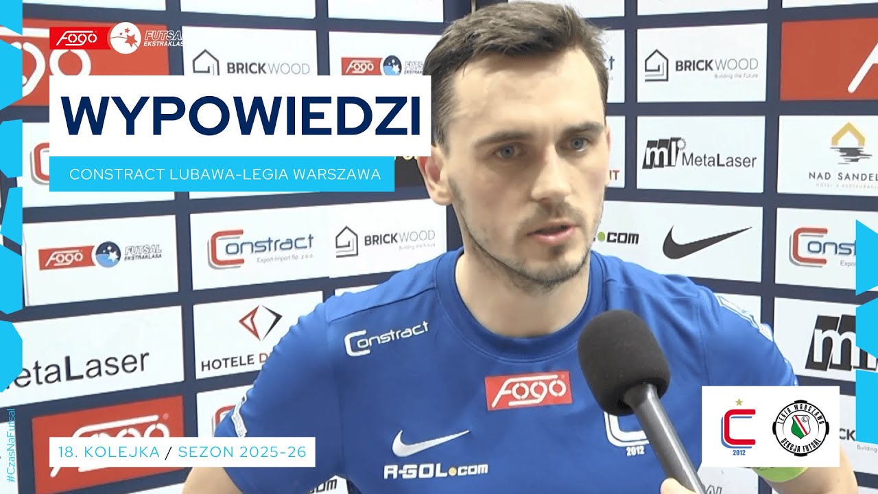 Constract Lubawa - Legia Warszawa 9:2 WYPOWIEDZI 18. kolejka (2025/26)