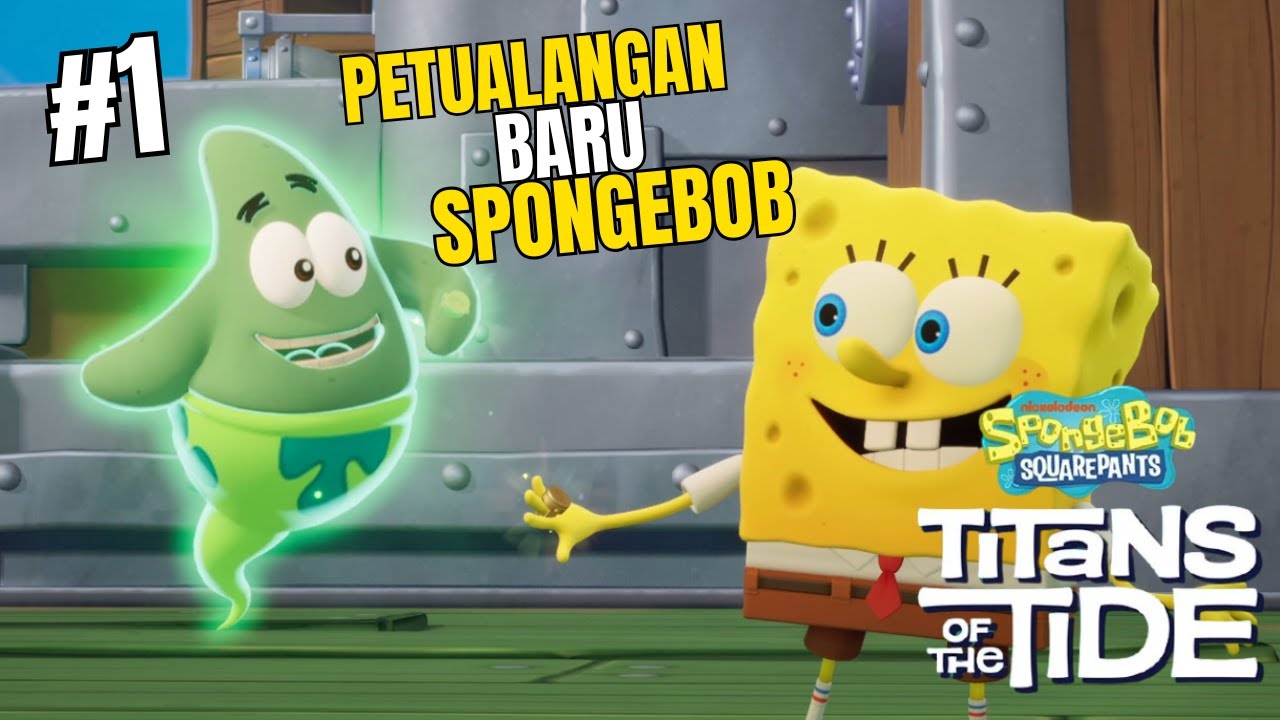 EPS 1 | PETUALANGAN BARU DI BIKINI BOTTOM 🫨 | SpongeBob SquarePants: Titans of the Tide
