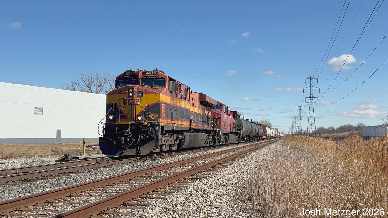 CPKC 231-28 w/ KCSM ES44AC #4675 and CP AC44CW #9820 @ Monroe Blvd in Taylor, MI 3/1/26