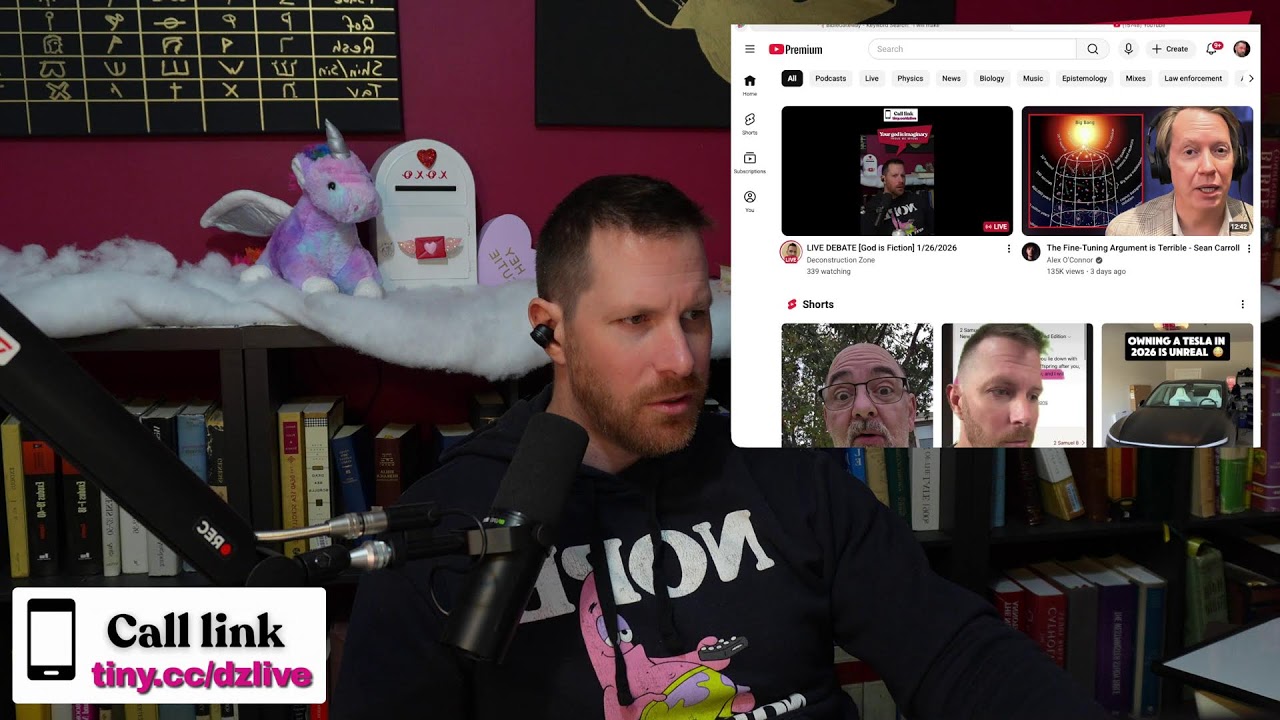 LIVE DEBATE [God is Fiction] 1-26-2026