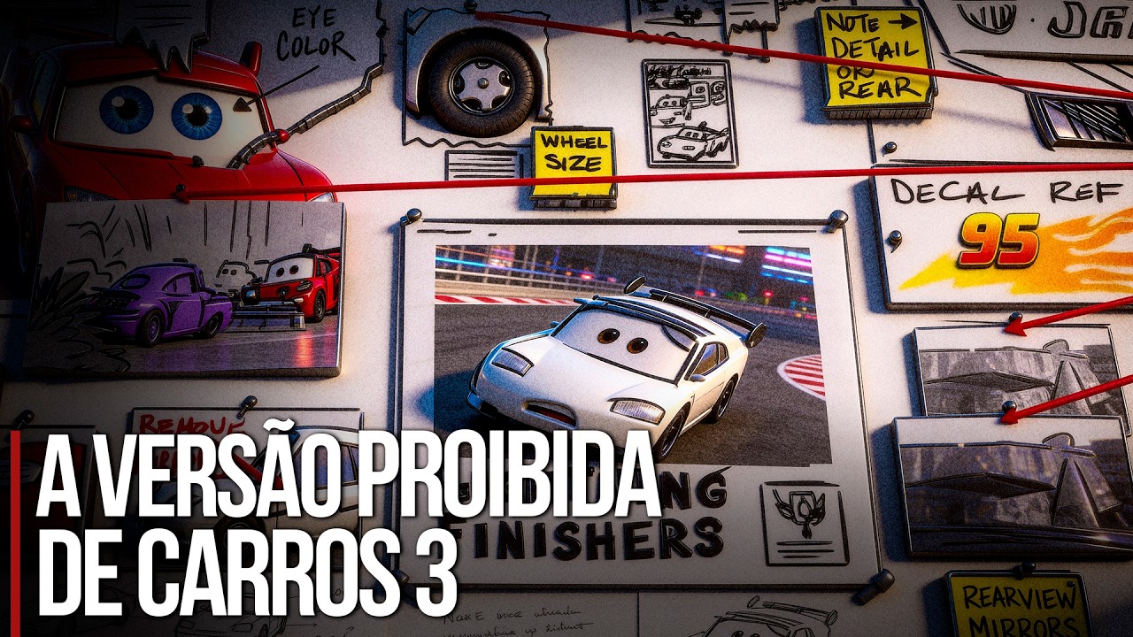 O Roteiro DELETADO de Carros 3 que parece um FILME DE TERROR | Cars Universe