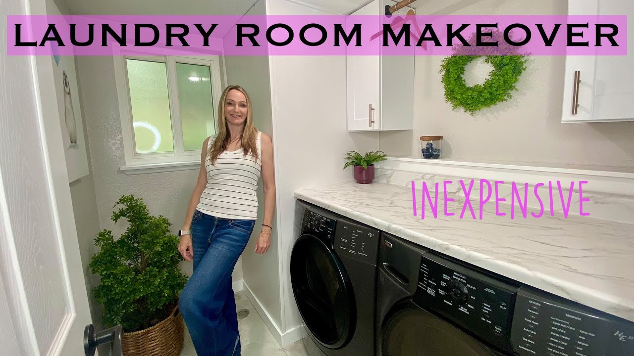 Small Laundry Room Makeover