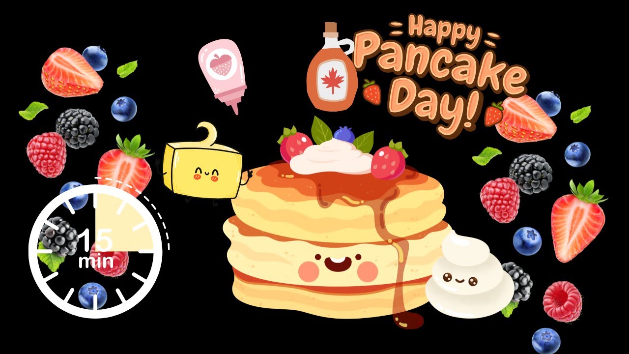 Fluffy Pancake Day Celebration 🎵 Soothing Tunes & Baby Sensory Fun! #babysensory