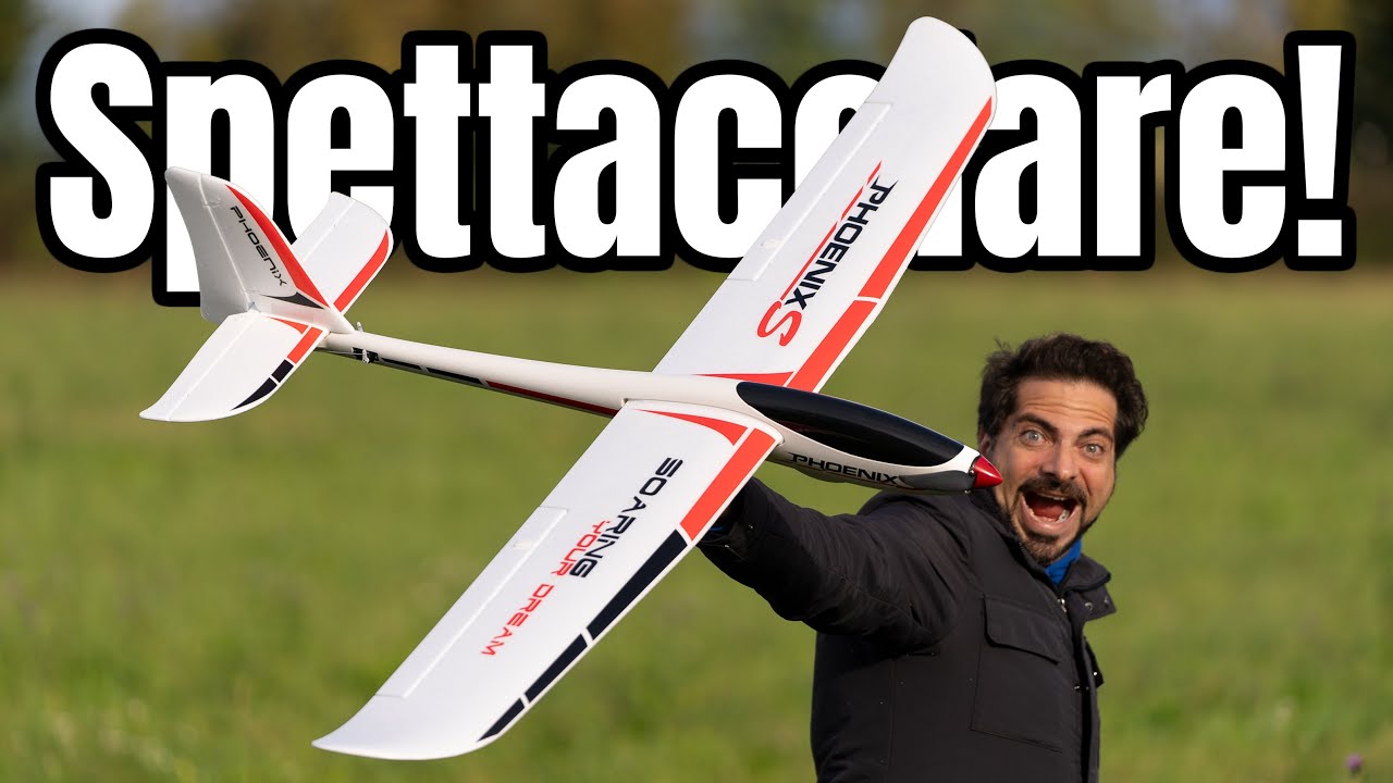 Volantexrc PhoenixS 742-7 IL MIGLIOR Aliante con Apertura alare di 1600mm - Primo Volo Alla Grande!