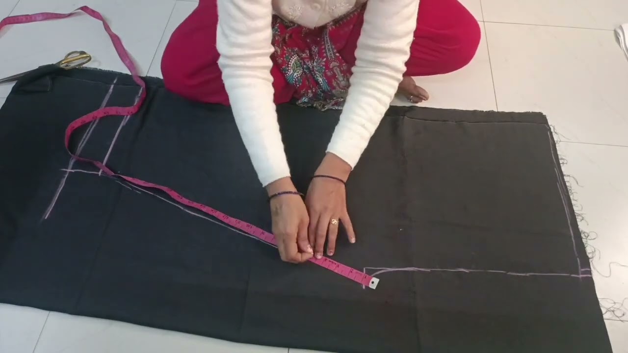 Pant cutting #easy pant plazzo cutting #plazzopants #plazzocutting#pants #plazzotutorial #diyfashion