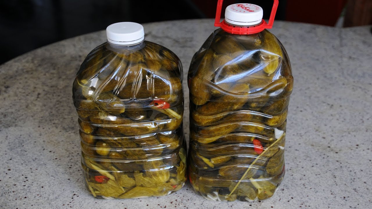 ОГУРЦЫ в ПЛАСТИКОВОЙ БУТЫЛКЕ на ЗИМУ. SALTED CUCUMBERS! Выпуск №272