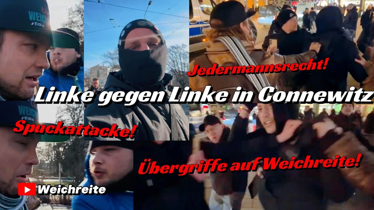 &Uuml;bergriffe auf Weichreite! Spuckattacke & Jedermannsrecht! Connewitz Leipzig Linke gg Linke 17.1.26