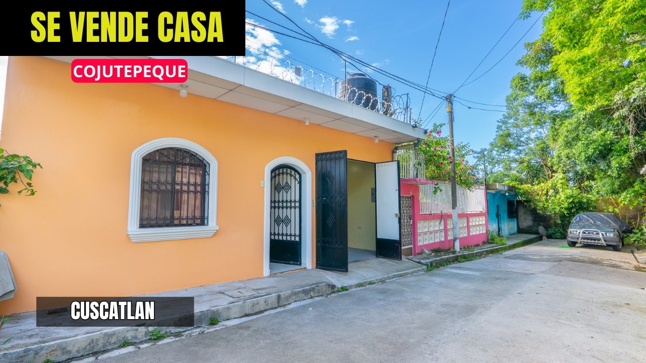 CASA EN COJUTEPEQUE QUE TE ENAMORA 😍🌄 | 2 TERRAZAS Y VISTA PANORÁMICA