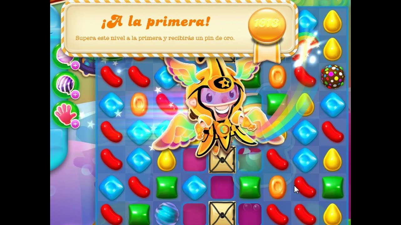 Candy Crush Soda Saga- LEVEL 1913-1ªVERSION-★★★ STARS- DIVINE!! (BOOSTER) FIRST TIME