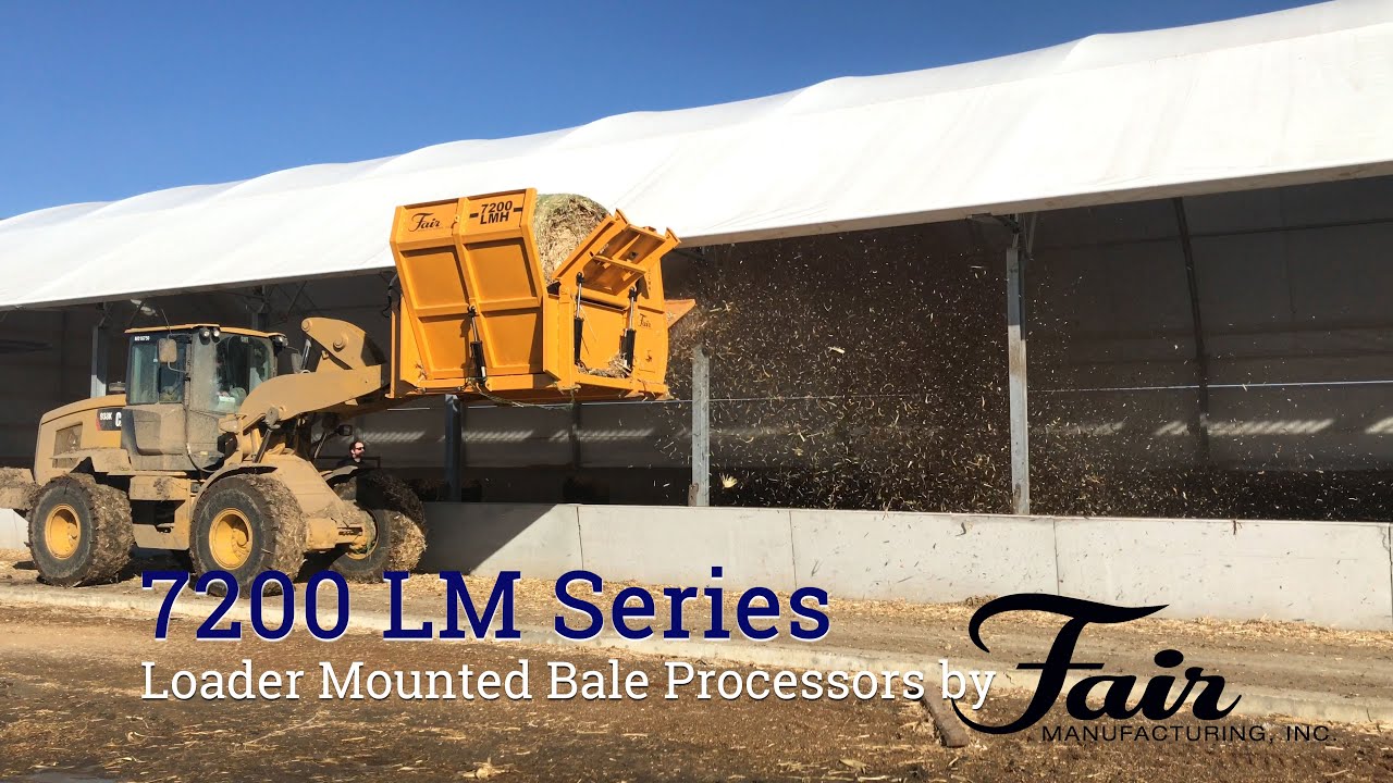 Fair Manufacturing 7200-LMH Loader Mounted Bale Processor