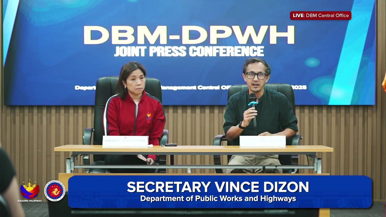 DBM-DPWH Joint Press Conference