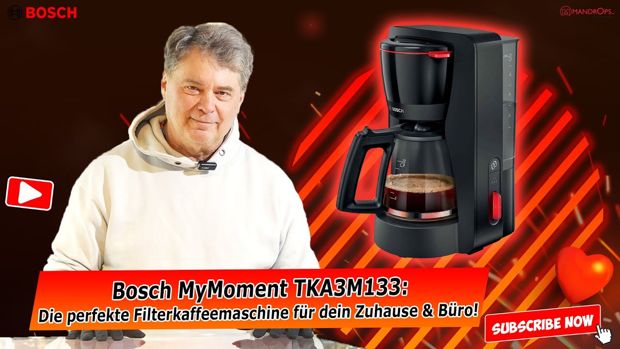 Bosch MyMoment TKA3M133: Die perfekte Filterkaffeemaschine für dein Zuhause & Büro! | Mandrops AG