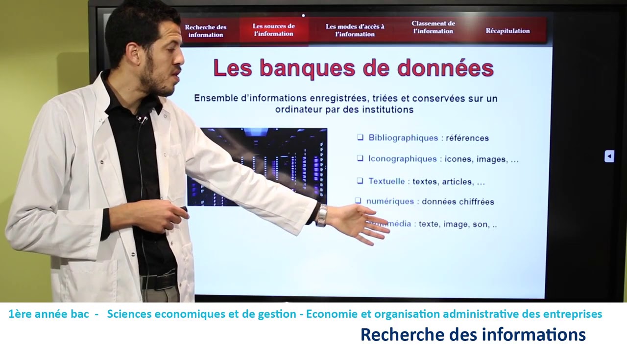 Chapitre 2 : Recherche des informations