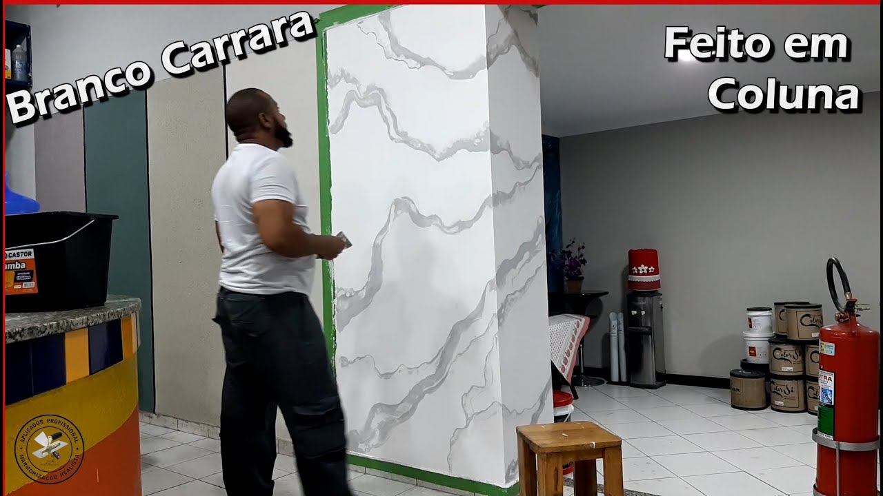 BRANCO CARRARA EM COLUNA