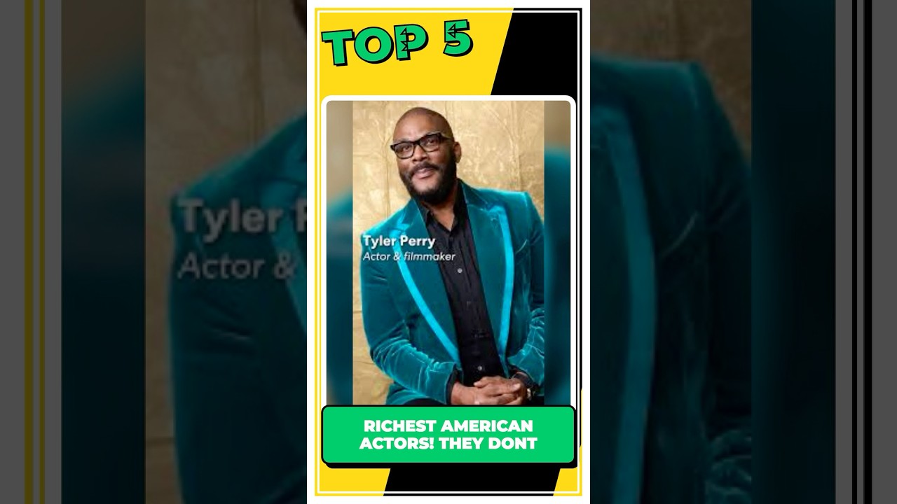Top 5 richest American actors! 🇺🇸 They don’t just get paid salaries, they own empires �... 