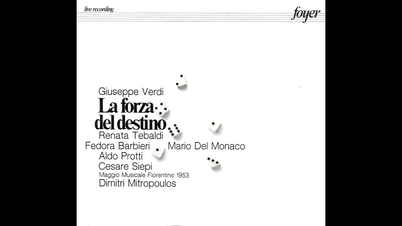 Mario del Monaco & Aldo Protti live in La forza del destino (Firenze 1953)