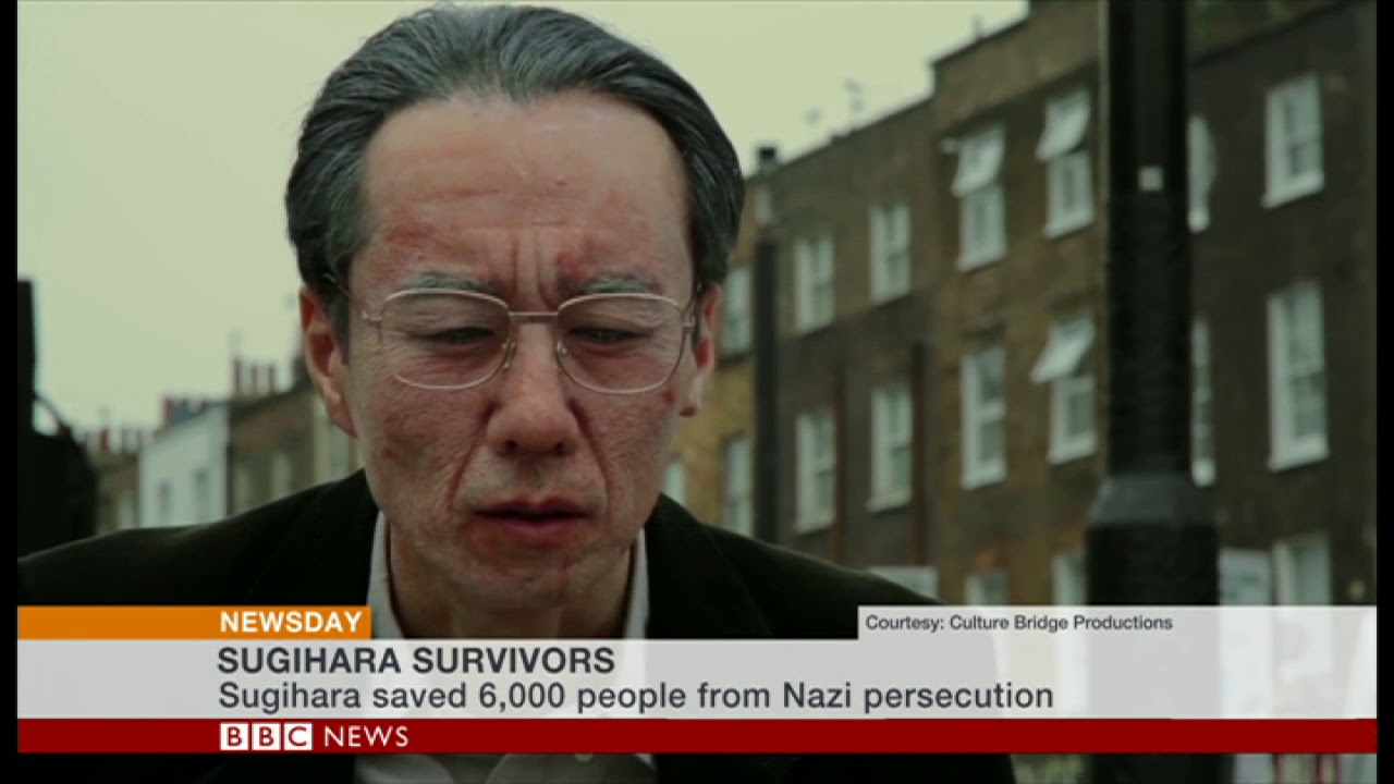 Junichi Kajioka talking about his documentary, 'Sugihara Survivors'