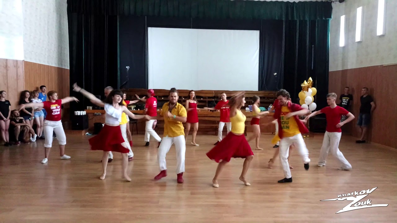 Show Zouk Bootcamp. Kharkov Zouk Team. Azov Sea Fest 2019