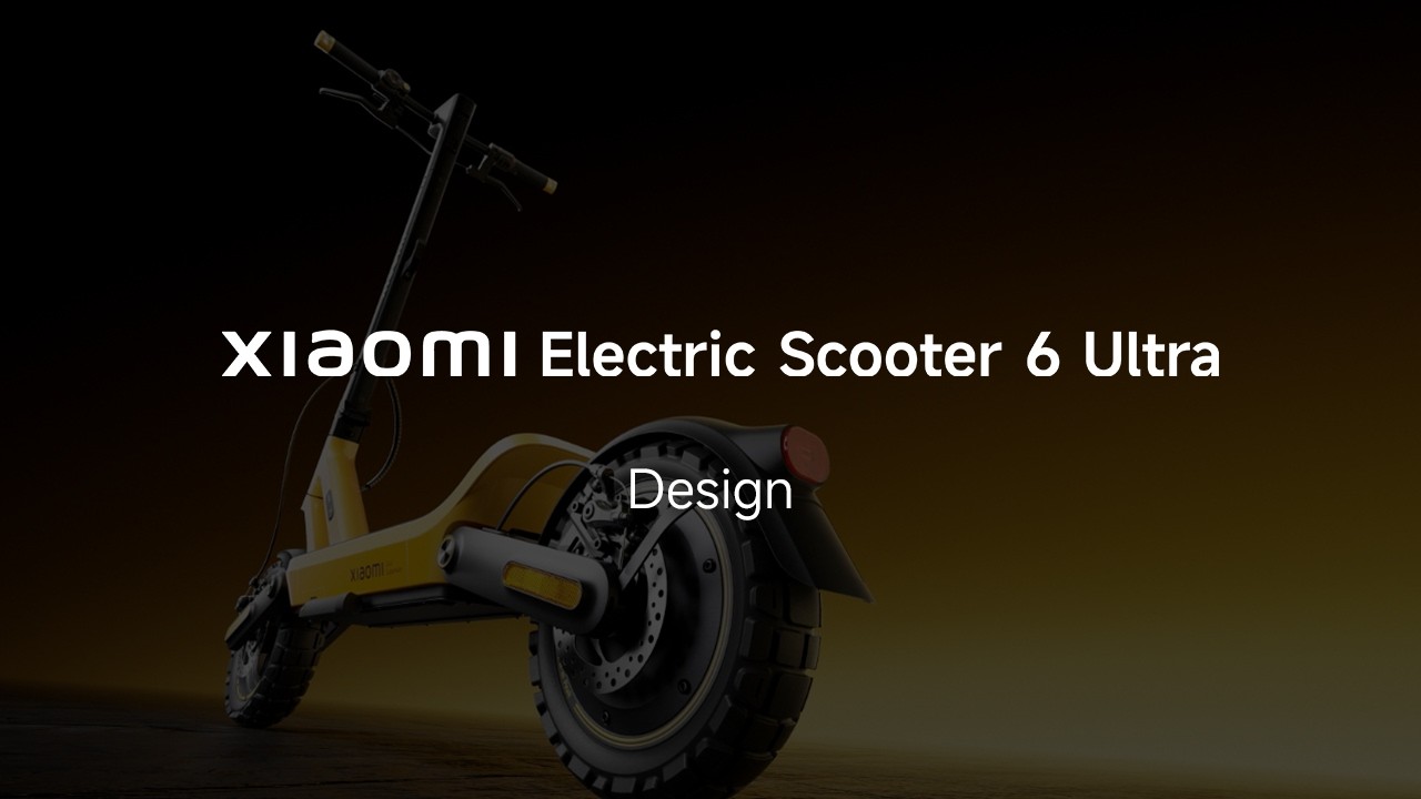 Xiaomi Electric Scooter 6 Ultra | Design
