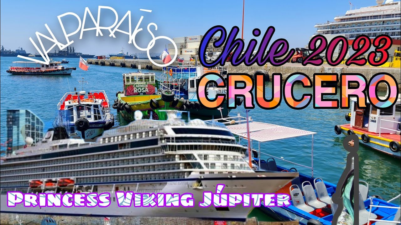 Crucero Viking Júpiter Princess In Valparaíso,  Chile Muelle Prat Valparaíso, Enero ,2023