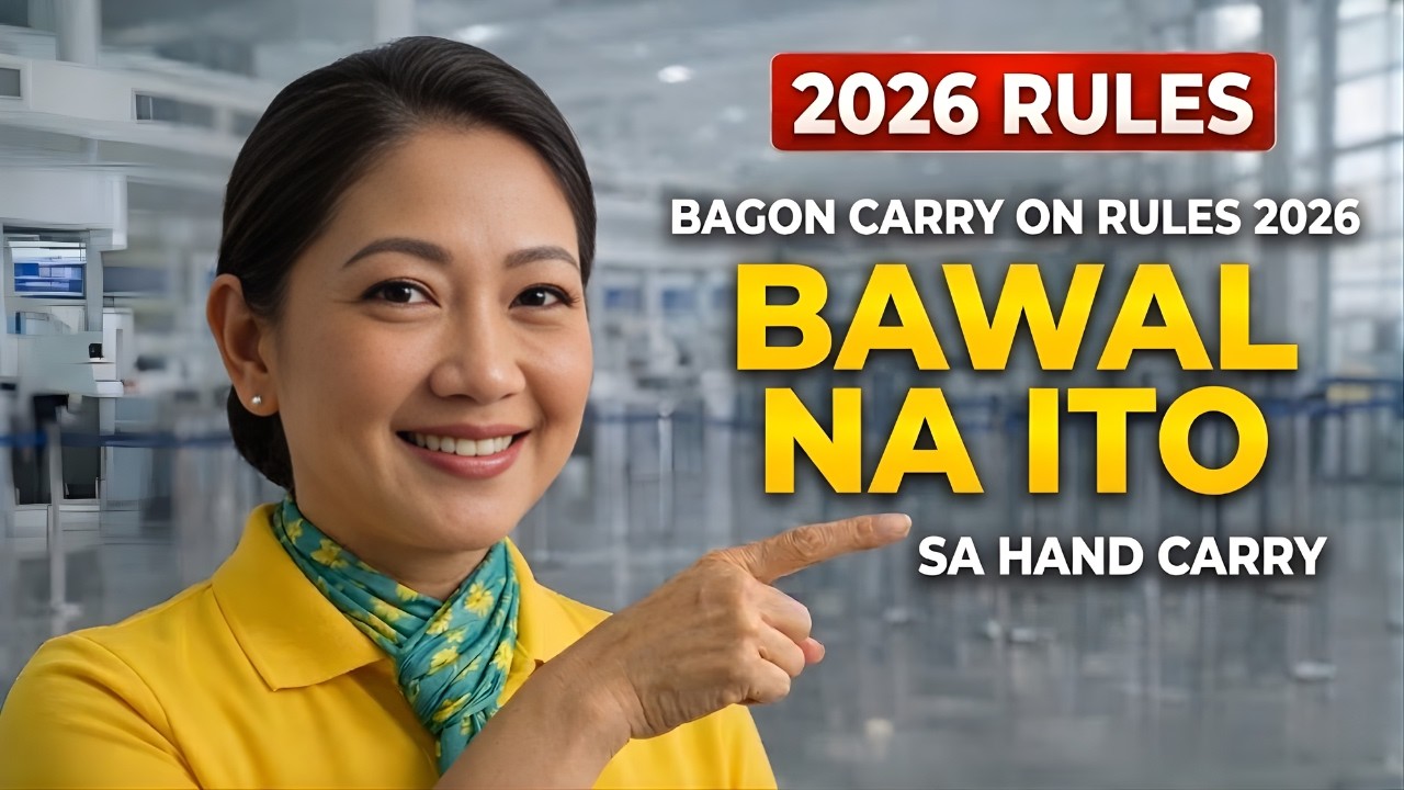 Biyaheng Abroad sa 2026: Ito ang 7 BAGONG BAWAL sa Carry-On (Mag-ingat!)