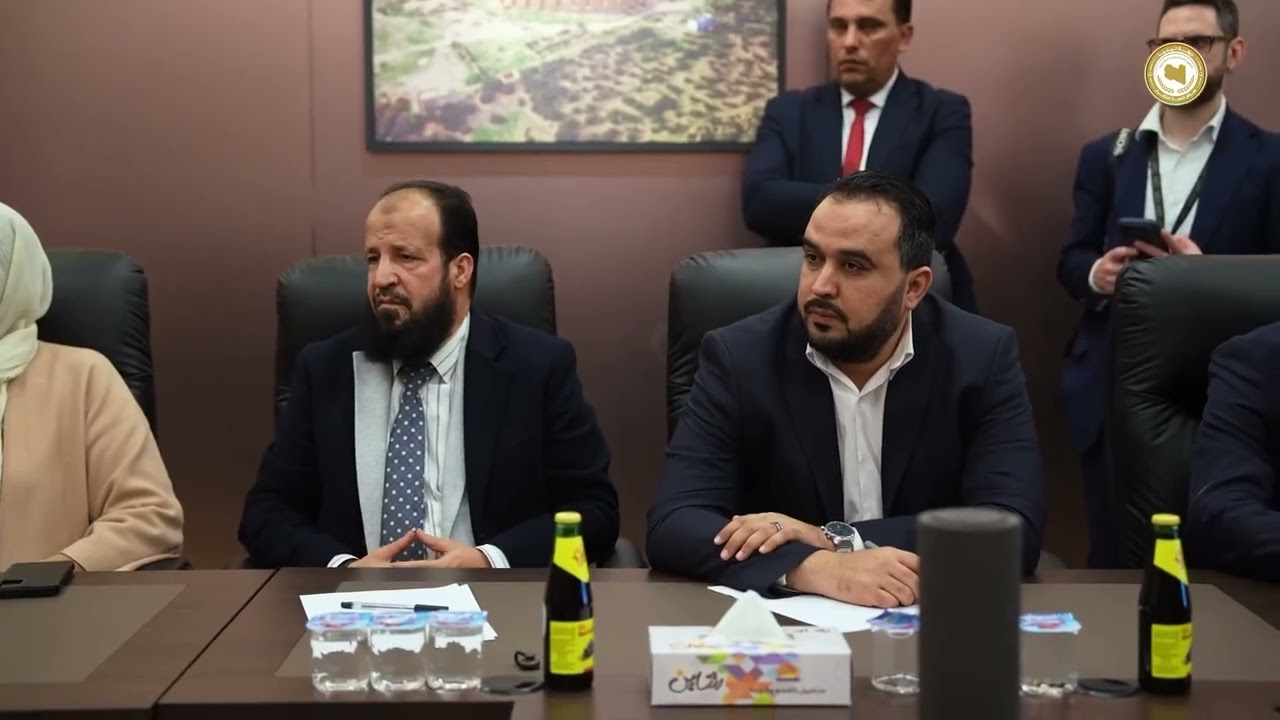 كلمة المهندس بالقاسم خليفة حفتر مدير عام صندوق التنمية وإعمار ليبيا،خلال الجولة داخل مركز بنغازي
