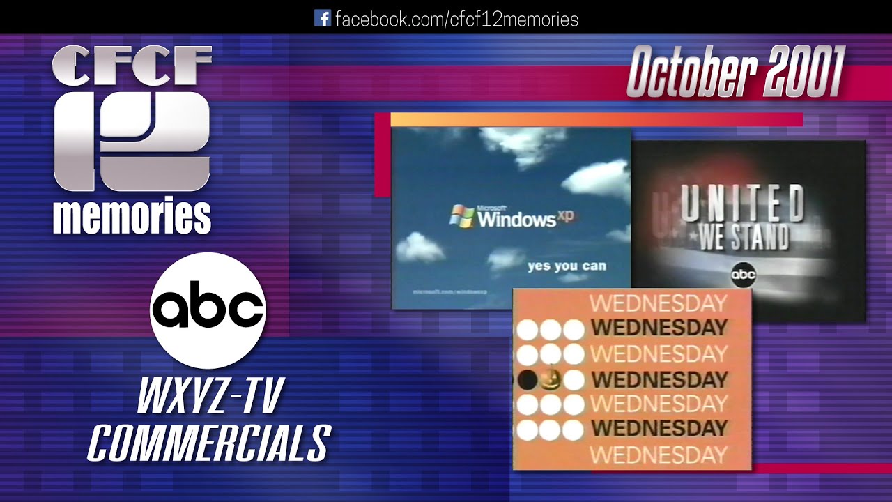 2001-10 - ABC (WXYZ-TV Detroit) Commercials (Halloween / October)