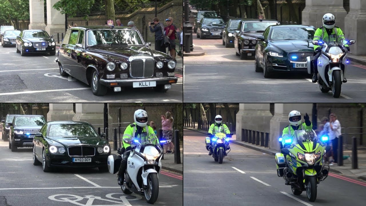 Royal Family & VIPs leaving Trooping the Colour 2018! - SEG Convoys